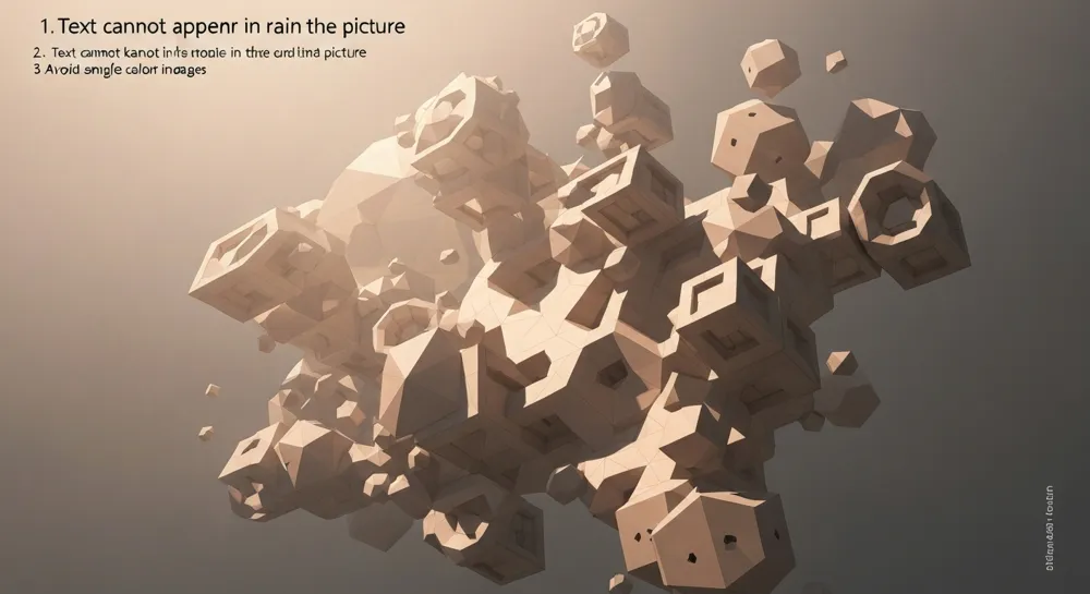 Formas abstractas que representan la gobernanza y el crecimiento.