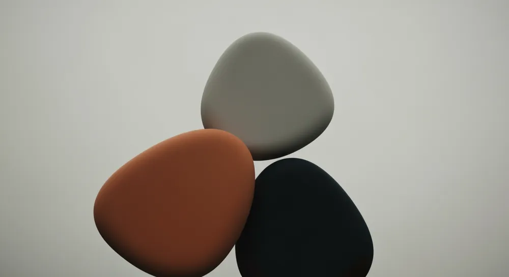 Абстрактные фигуры, представляющие динамику управления.