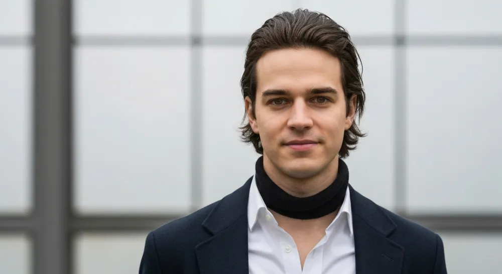 Abstrakte Formen, die Marktschwankungen und Technologietrends darstellen.