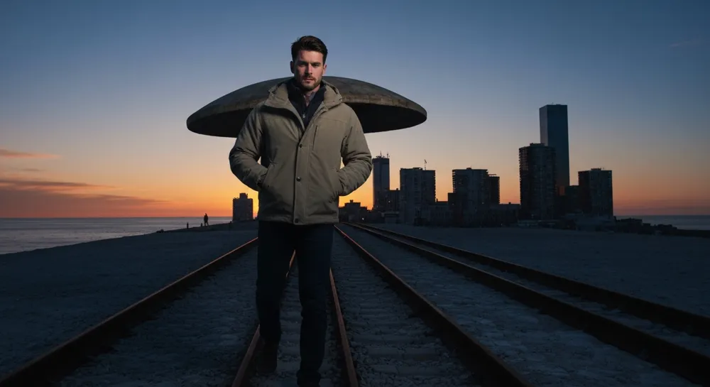 Formas abstractas que simbolizan la evolución de la IA.