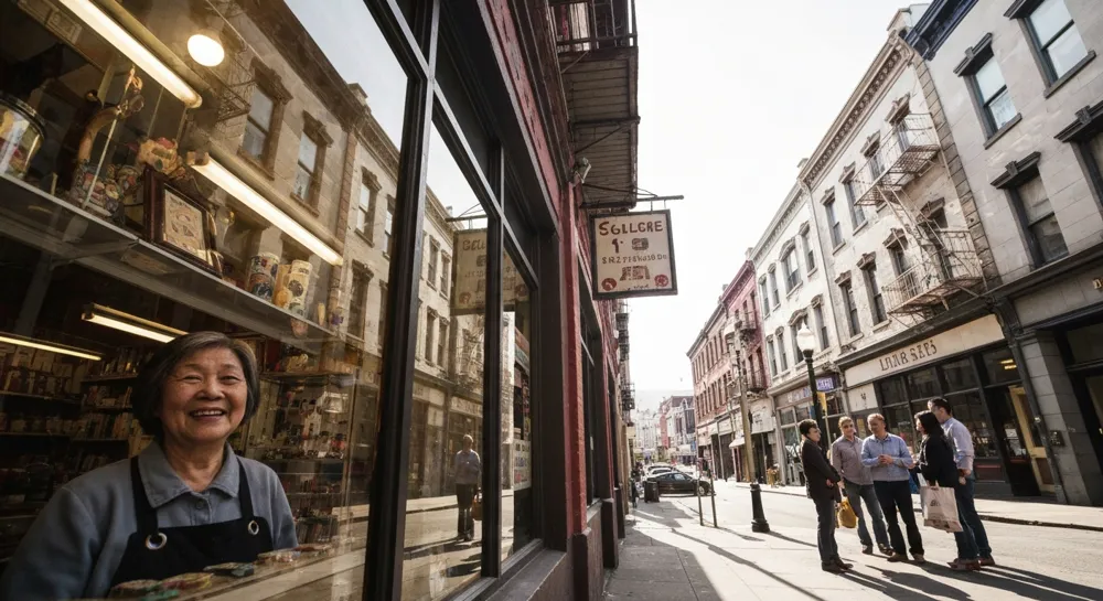 Абстрактные фигуры, символизирующие эволюцию и изменения искусственного интеллекта.