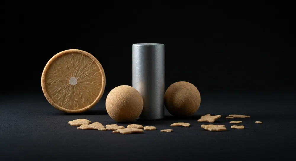 Abstract shapes symbolizing balance and stagnation.