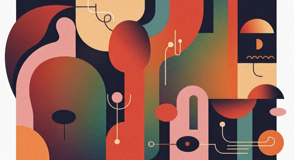 Gráfico abstracto de tendencia alcista con líneas crecientes y colores vibrantes.