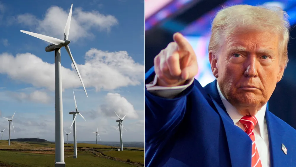 Futuro incierto para la energía eólica tras críticas de Trump