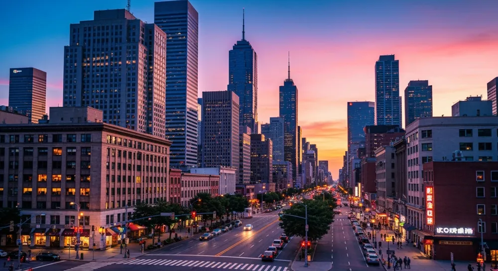 Estructura de aerogel con formas vibrantes en capas.