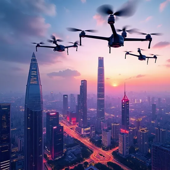 Revolucionaria tecnología de drones en Tianjin