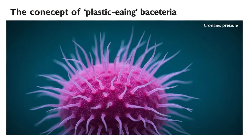Bactéries formant des structures semblables à du plastique, couleurs vives.