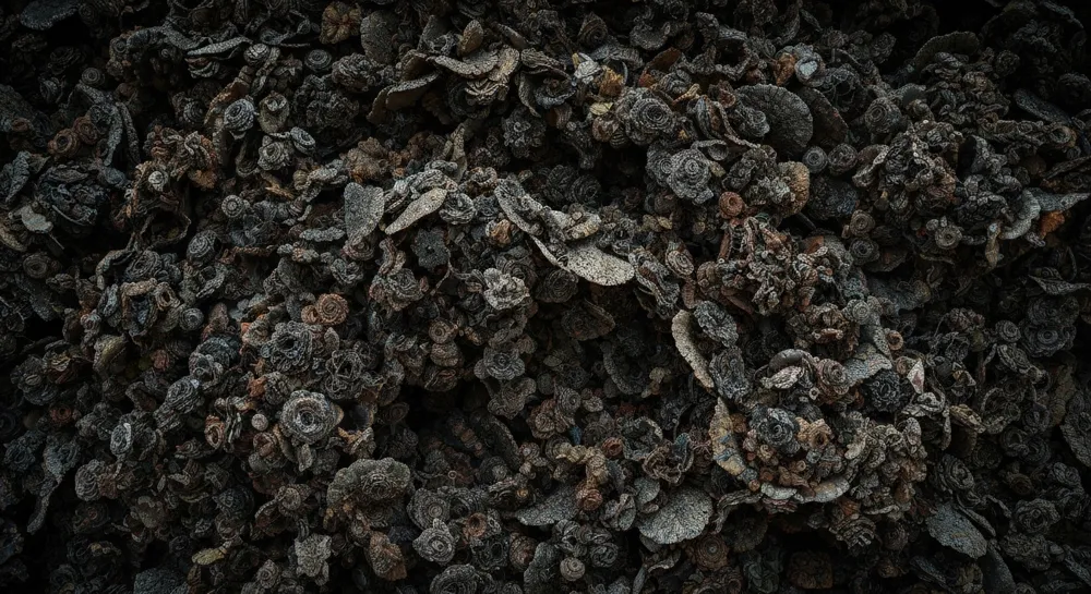 A balanced scale with coins and caution symbols.