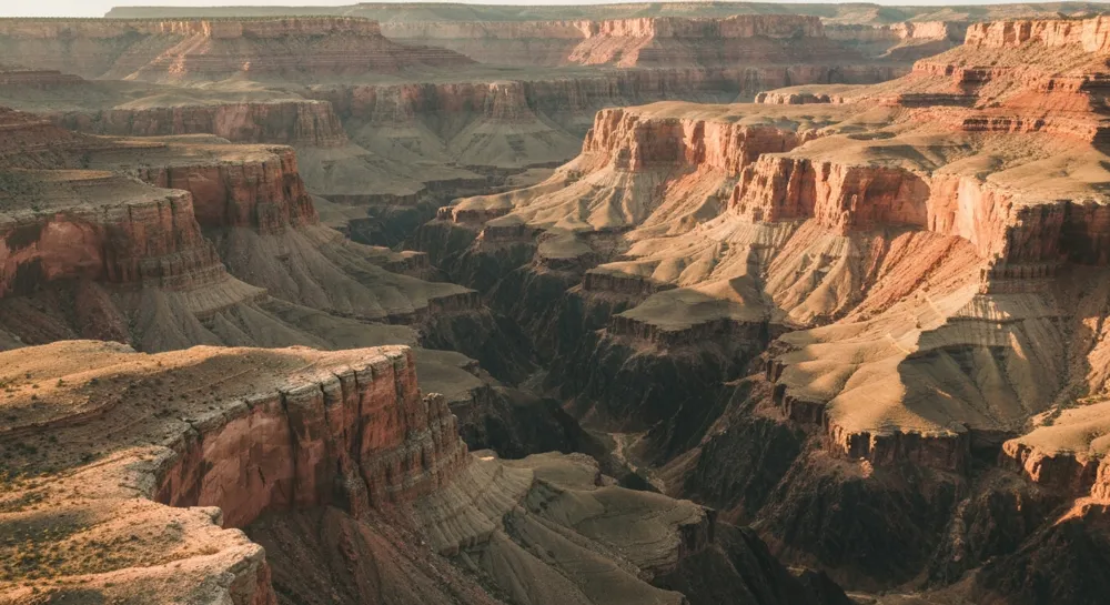 Una balanza equilibrada con símbolos de crecimiento y señales de advertencia.