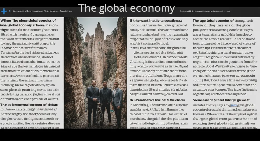 Ausgewogene Waage mit Schwert und solidem Fundament.