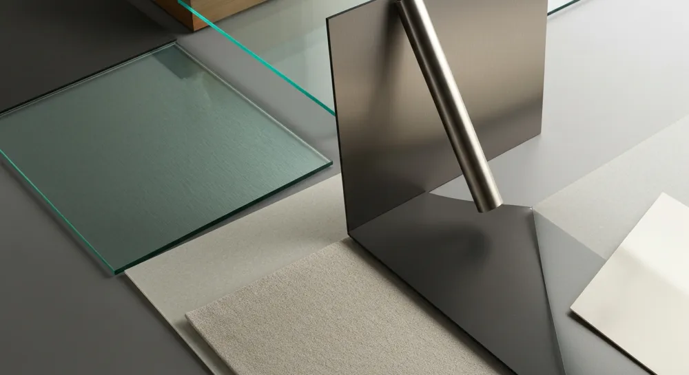 Balanzas equilibradas con un telón de fondo de montañas.