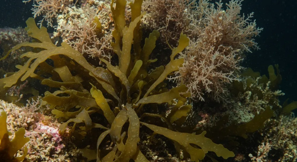 Una balanza con monedas de oro y señales de precaución.