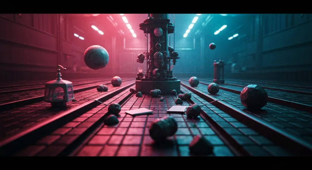 Балансировочные весы с логотипом Nvidia и графиками акций.