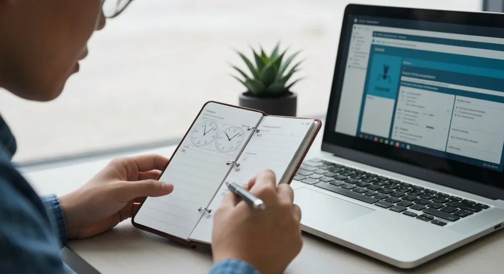 Гистограмма с полосами, направленными вверх, зеленого и синего цветов.