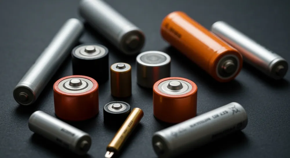 Значок батареи с схемами схем и картами Южной Кореи.