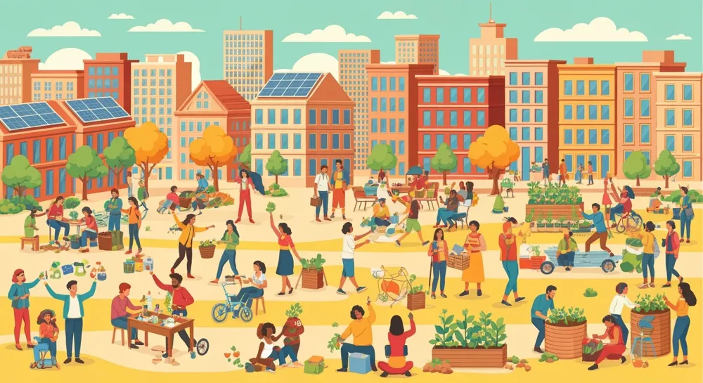 Überbrückung des Generationenreichtums mit kontrastierenden Balken.