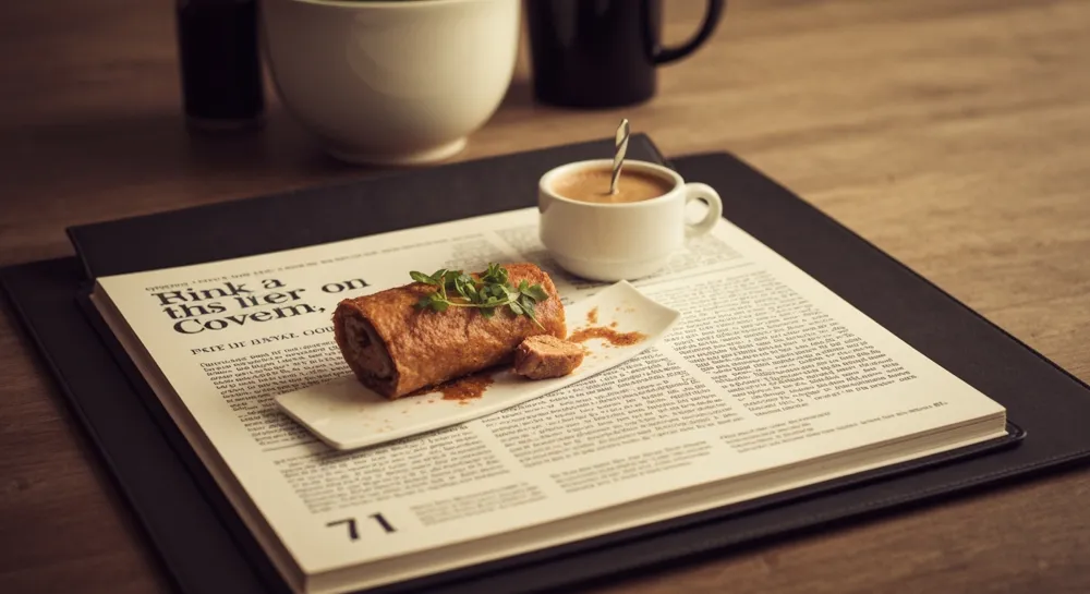 Una burbuja emergiendo y a punto de estallar.