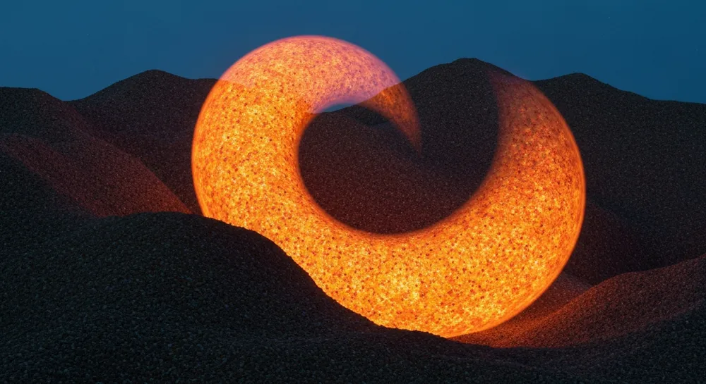 Clock with moving hands surrounded by financial symbols.