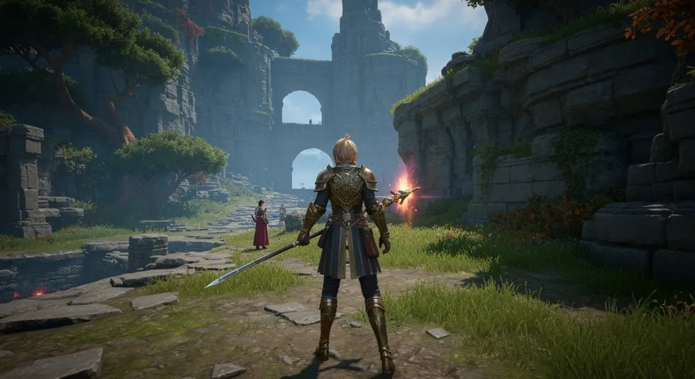 Expérience de jeu dans le cloud avec manette Xbox et clouds.