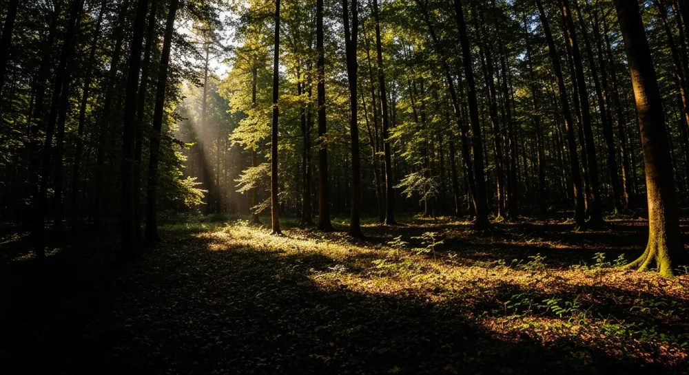 Colorful abstract molecules symbolizing bacteria and cells.