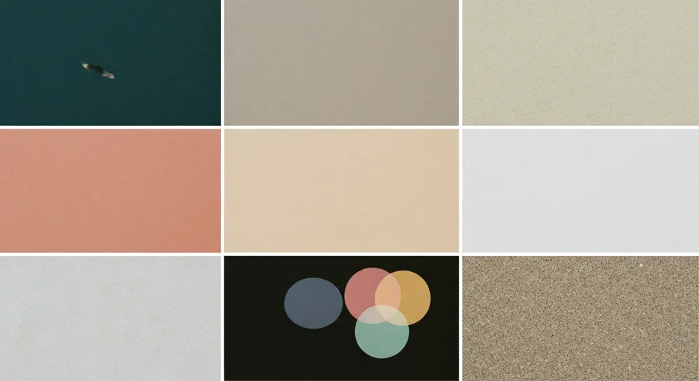 Formas abstractas coloridas que simbolizan el apoyo al cuidado infantil.