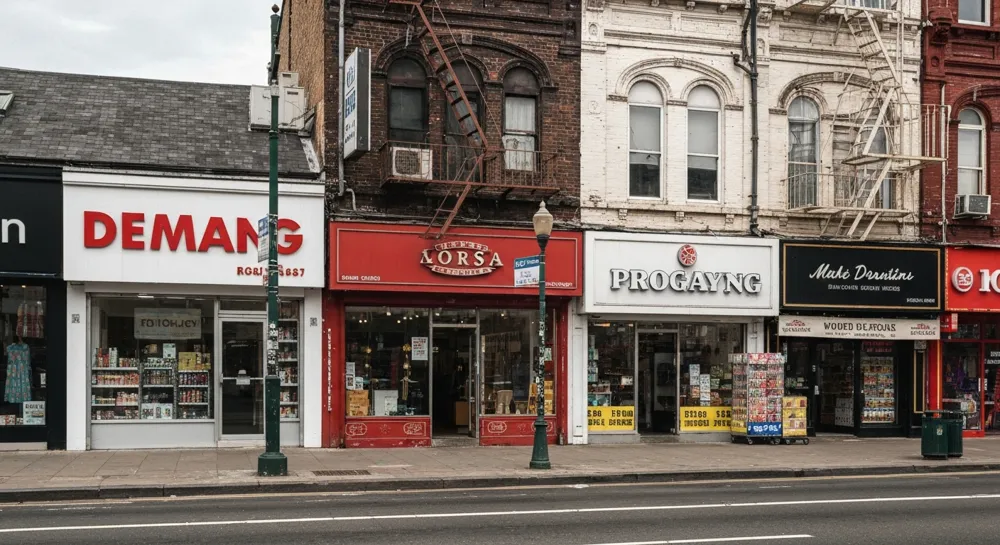 Boîtes de livraison colorées et flèches illustrant le mouvement.