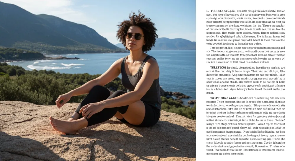 Formas geométricas coloridas que crean un paisaje digital.