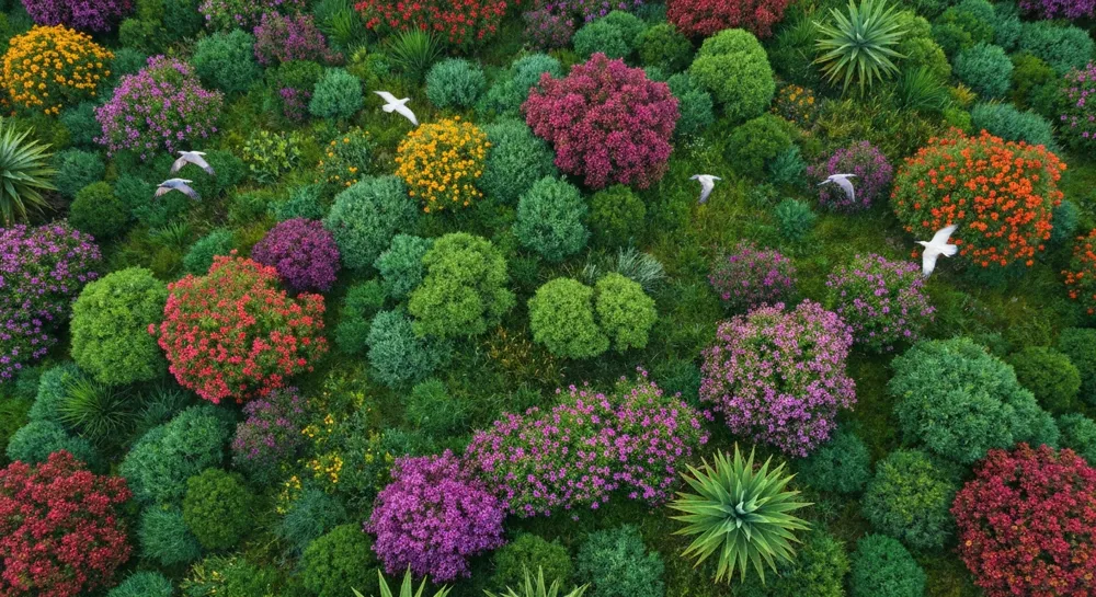 A compass overlaid on financial charts.