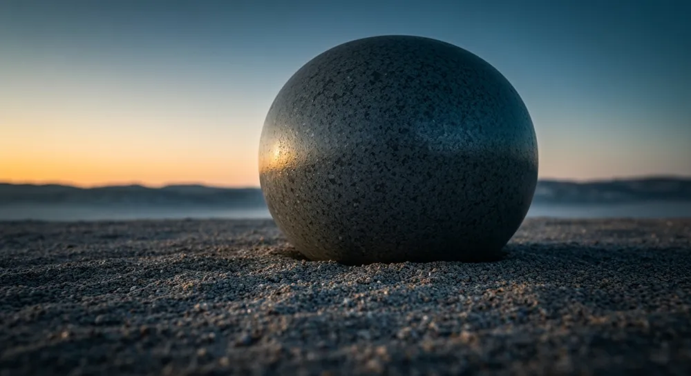 Bloque de hormigón con paneles solares y detalles de vegetación.