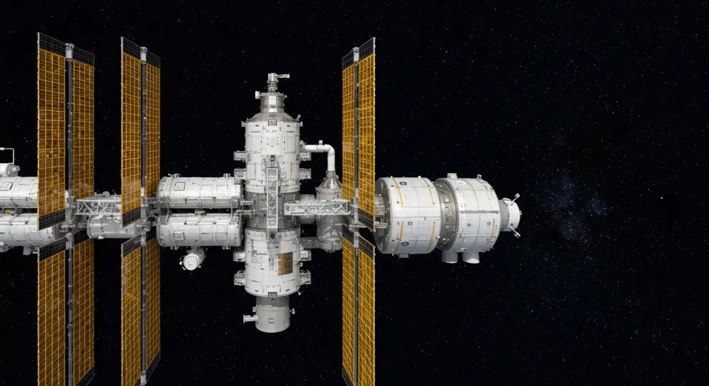Сходящиеся черные дыры на космическом фоне.