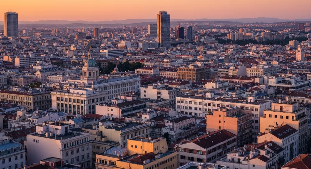 Снижающаяся гистограмма, иллюстрирующая спад рынка.