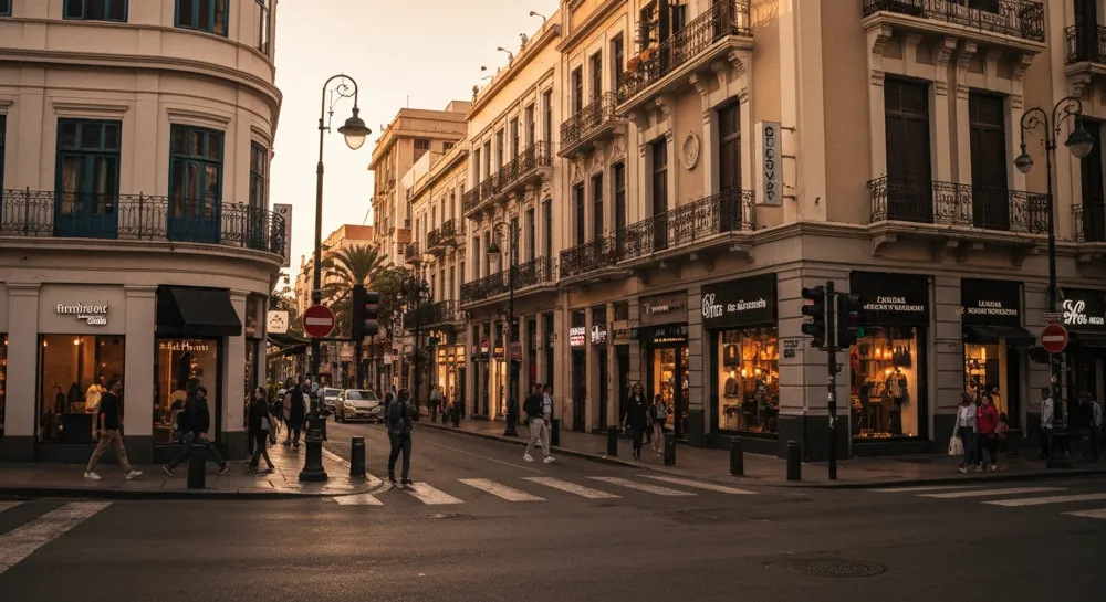 Падение фондового рынка с нисходящими стрелками и графиками.