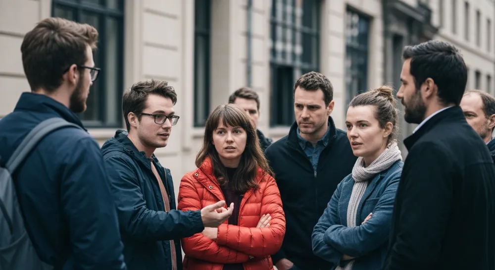 Резкий нисходящий тренд с красными стрелками.