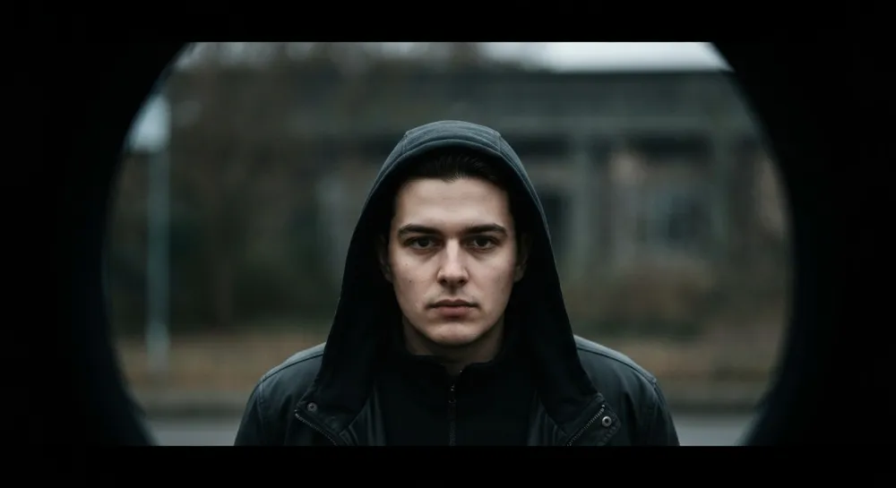 Dramatic stock market decline with downward arrows.