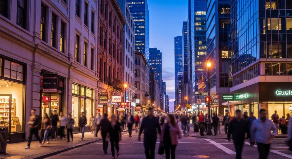 Dynamic balance of tech opportunities and risks.