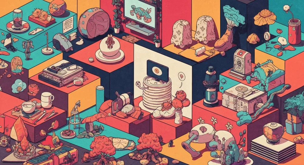 Dynamic growth chart with vibrant ascending arrows.