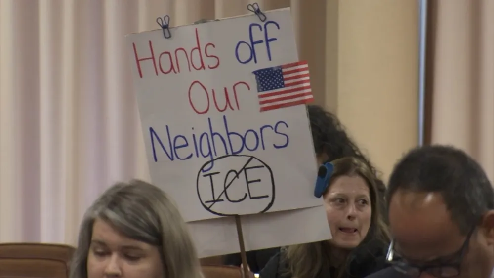 Immigrant rights groups protest at Marin County Board of Supervisors meeting, demand sheriff's office stop cooperating with ICE