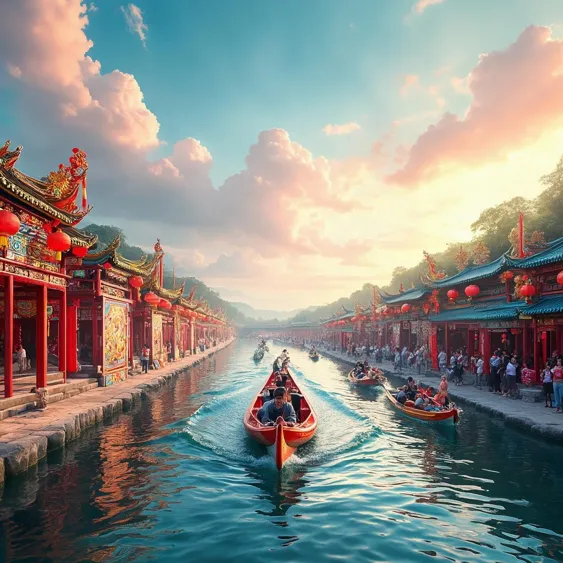 Dragon Boat Festival Celebrates Song Yun Art Expo for Students