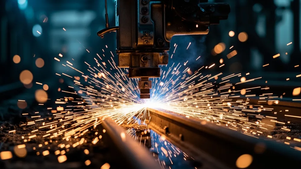 Primera máquina de soldadura de rieles en China: Innovación