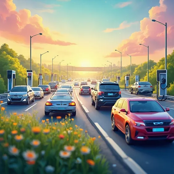 Charging Station Coverage in Expressway Service Areas Hits 98.4%