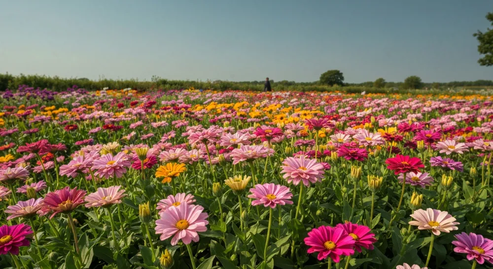 Un espacio para reuniones centrado con sillas vacías y una mesa.