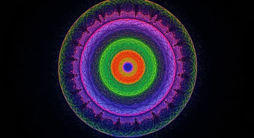 Patrones de hielo fragmentados que reflejan el cambio climático.