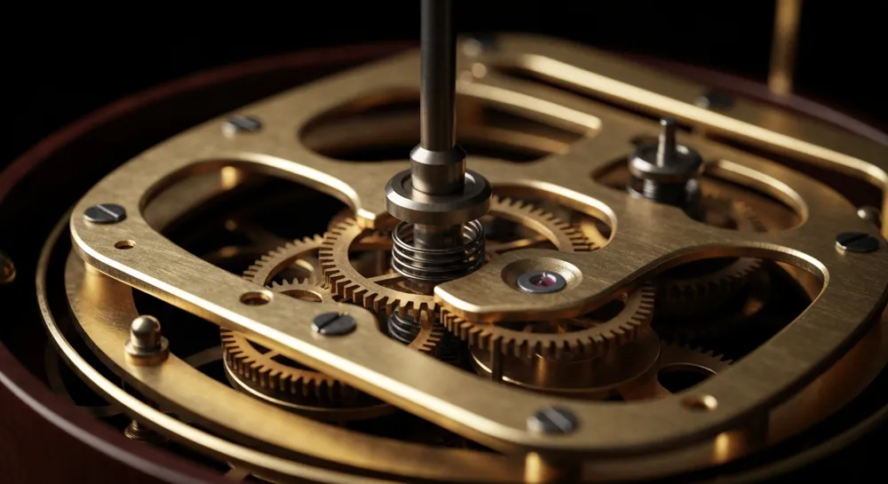 Футуристический городской пейзаж с элементами цифровых технологий.