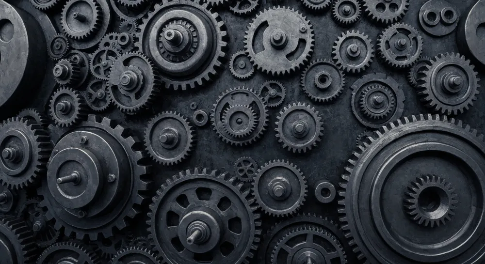 Futuristische Abbildung eines Glasfasernetzes.