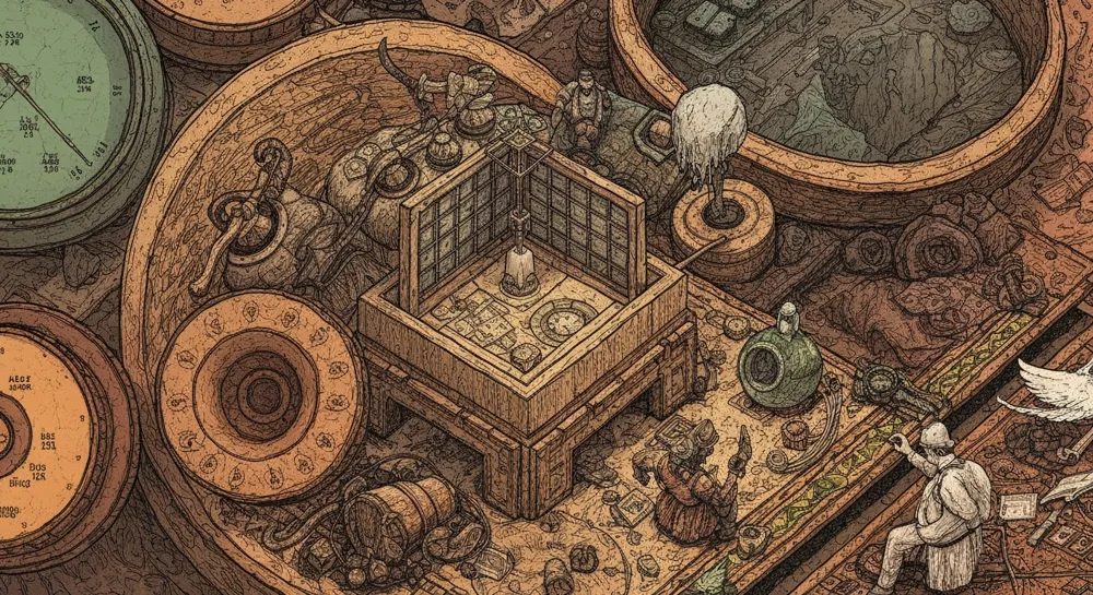 Un casco futurista con elementos digitales.