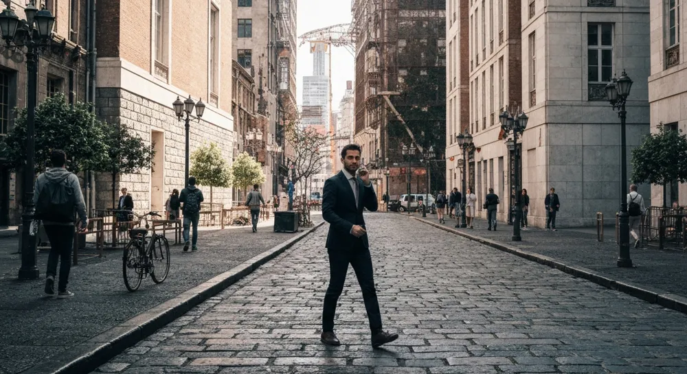 Futuristic rocket soaring through a starry sky.