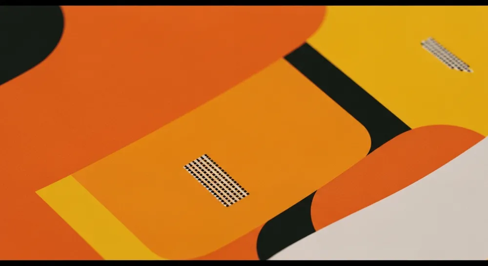 Геометрические фигуры, символизирующие рост и изменения.