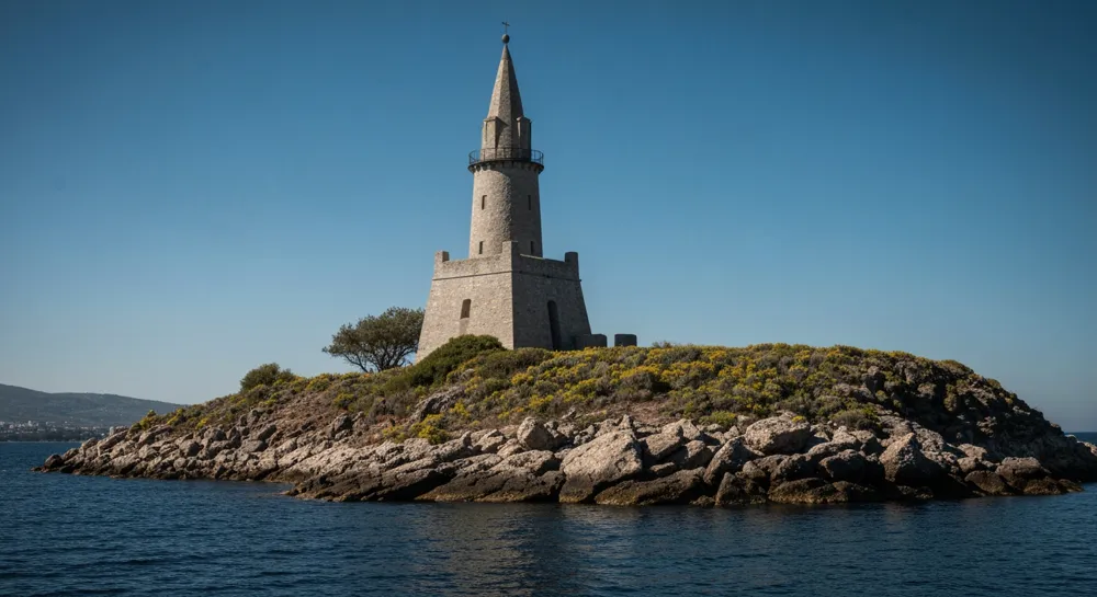Schwerlastfahrzeug auf Gleisen mit Eisenbahnelementen.