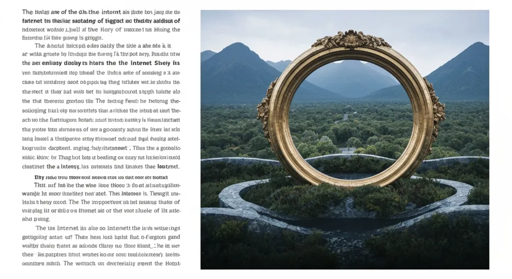 Изображение разделенного пейзажа, символизирующего конфликт.