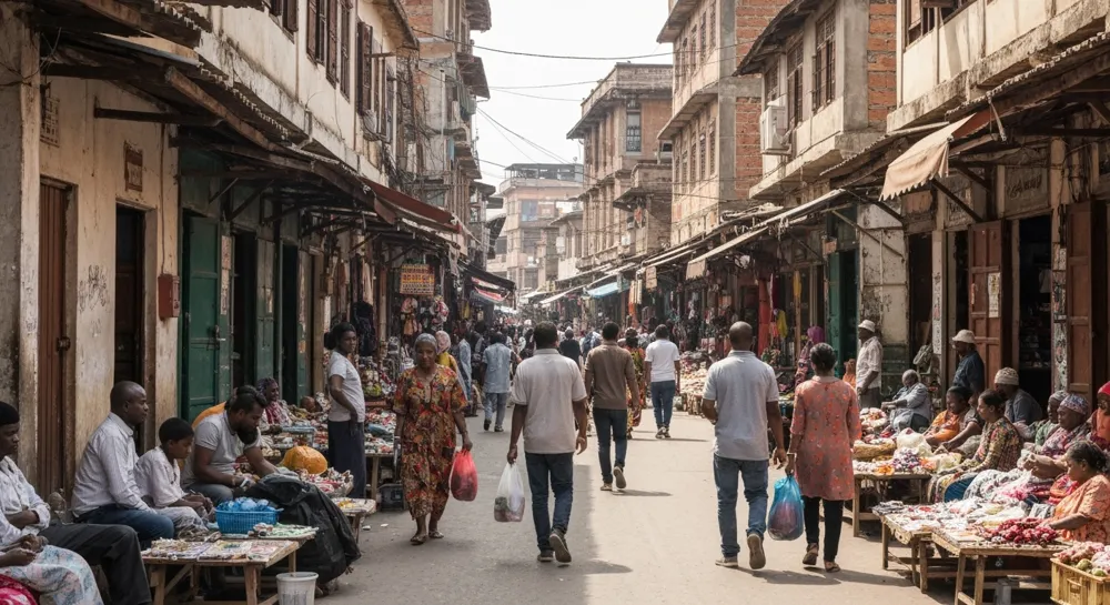 Изображение автомобилей на парковке с сигнальными лампами.